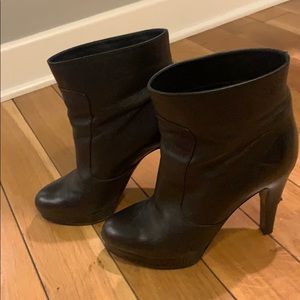 CHANEL black booties